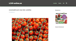 Desktop Screenshot of lchf-online.se