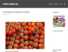 Tablet Screenshot of lchf-online.se